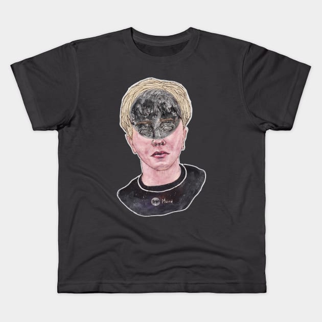 Conor Mason, a moon boy Kids T-Shirt by pashagontier